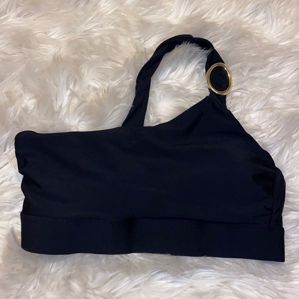 black bikini top
